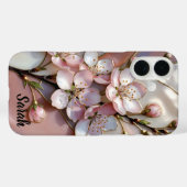 Personalized Cherry Blossom Phone Case Floral Case-Mate iPhoneケース (裏面 (横))