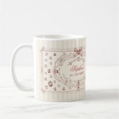 Personalized Cherry Bow Mug コーヒーマグカップ (左)