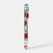 Personalized Cherry on Green Gingham Phone Case –  iPhoneケース (右側面)