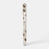 Personalized Chic Neutral Leopard Animal Print iPhone 16ケース (左側面)