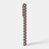 Personalized Chic Polka Dot iPhoneケース (左側面)