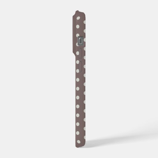 Personalized Chic Polka Dot  iPhoneケース (左側面)