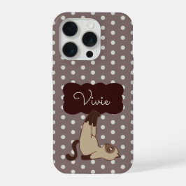 Personalized Chic Polka Dot  iPhone 15 Proケース