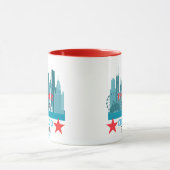 Personalized Chicago Marathon 2025 Gift For Runner マグカップ (中央)
