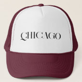 Personalized Chicago Street Style Trucker Cap キャップ (正面)