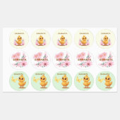 Personalized Chick Waterproof Labels  ラベル (シート)