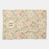Personalized Chicken Monogram Kitchen Towel キッチンタオル (横)