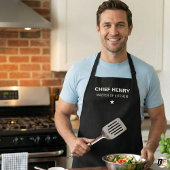 Personalized Chief Master of Kitchen Men's エプロン