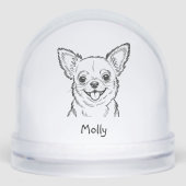 Personalized Chihuahua Dog Christmas (正面)