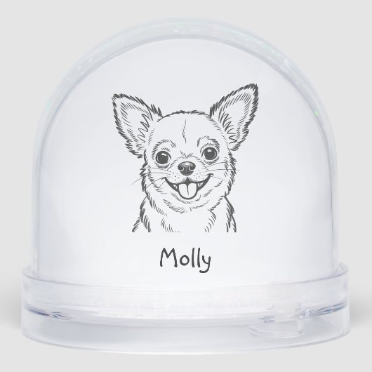 Personalized Chihuahua Dog Christmas (裏面)