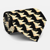 Personalized Chihuahua Men's Tie ネクタイ (ロール)