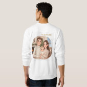 Personalized Child’s First Christmas Hoodie – Men’ スウェットシャツ (裏面フル)