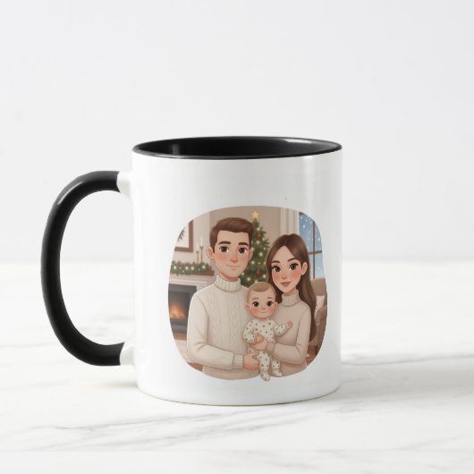  Personalized Child’s First Christmas Mug マグカップ (左)