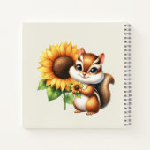 Personalized Chipmunk Notebook ノートブック (裏面)
