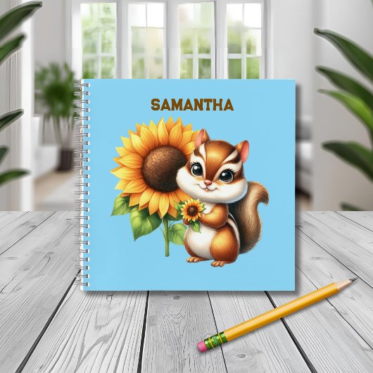 Personalized Chipmunk Notebook ノートブック