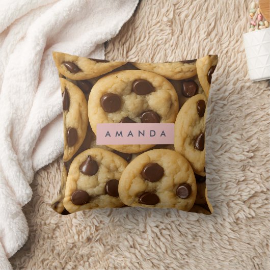 Personalized Chocolate Chip Cookie クッション (ブランケット)