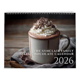Personalized Chocolate Dessert Lover Fine Art 2026 カレンダー