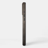 Personalized Chocolate Lab Portrait iPhoneケース (左側面)