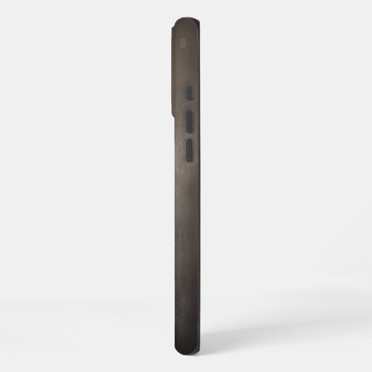 Personalized Chocolate Lab Portrait iPhoneケース (左側面)