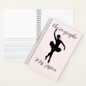 Personalized choreographer Teacher appreciation  ノートブック (内側)