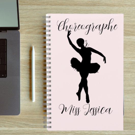 Personalized choreographer Teacher appreciation  ノートブック