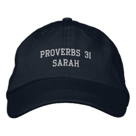 Personalized Christain Scripture Embroidered Hat 刺繍入りキャップ