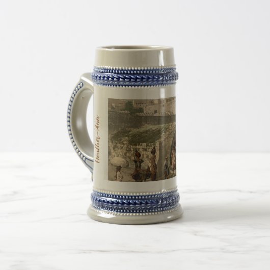 Personalized Christian Family Table Decor ビールジョッキ (正面左)