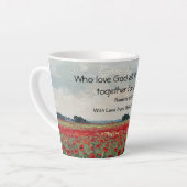 Personalized Christian Latte Mug カフェラテマグ (左アングル)