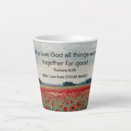 Personalized Christian Latte Mug カフェラテマグ