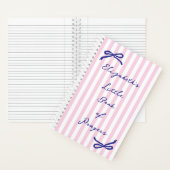 Personalized Christian Prayer Bible Study Notebook ノートブック (内側)