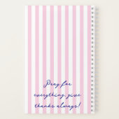 Personalized Christian Prayer Bible Study Notebook ノートブック (裏面)