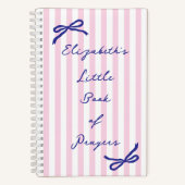 Personalized Christian Prayer Bible Study Notebook ノートブック (正面)