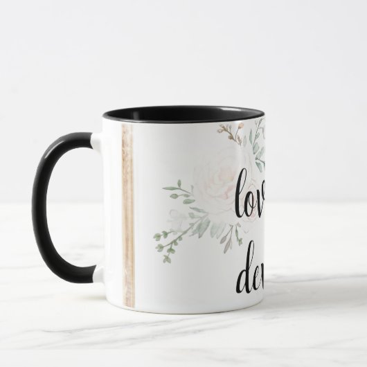 Personalized Christian Valentine Gift | Love Mug マグカップ (左)