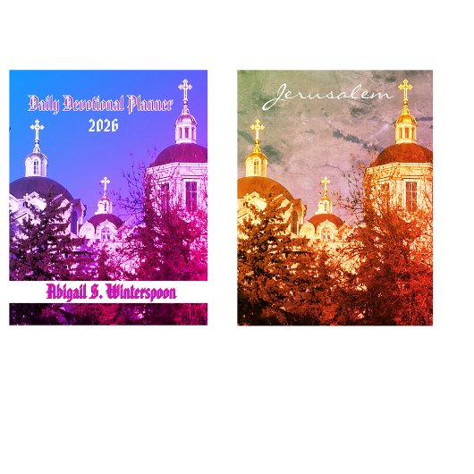 Personalized Christian Women Devotional Diary プランナー手帳