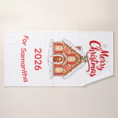 Personalized Christmas 2026 Bath Towel  バスタオル (バスタオル)
