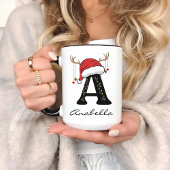 Personalized Christmas Alphabet Mug for Kids マグカップ