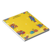 Personalized Christmas Animated Toys  ノートパッド (アングル)