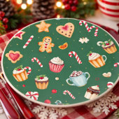 Personalized Christmas Baking Pattern コースター