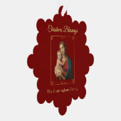 Personalized Christmas Blessings オーナメントカード (右)