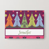 Personalized Christmas button 缶バッジ (正面)