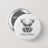Personalized Christmas Button–Custom Seasonal Pin 缶バッジ (正面&裏面)