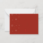 Personalized Christmas Card – Custom Holiday  ノートカード (裏面)