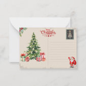 Personalized Christmas Card – Custom Holiday  ノートカード (正面)