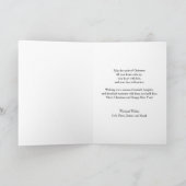 Personalized Christmas Card with Hanging Ornaments シーズンカード (内部)