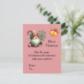 Personalized Christmas Card with Santa Claus (スタンド正面)