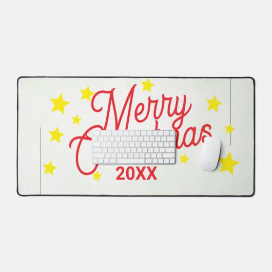 Personalized Christmas Desk Mat デスクマット (キーボード&マウス)