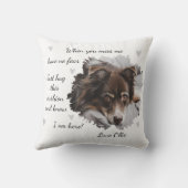 Personalized Christmas Dog Memorial クッション (裏面)