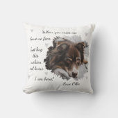 Personalized Christmas Dog Memorial クッション (正面)