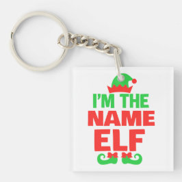 Personalized Christmas Elf キーホルダー