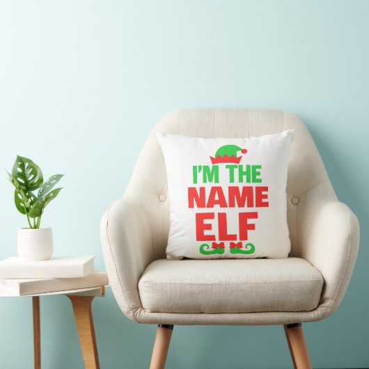 Personalized Christmas Elf クッション (椅子)